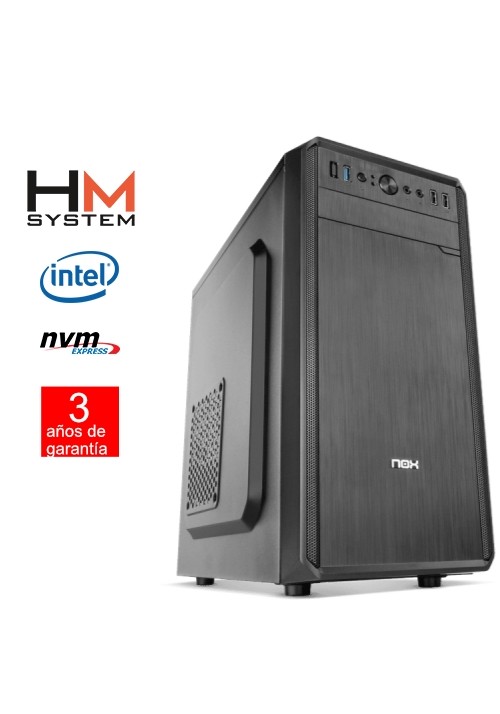 CPU GAMING HM Intel Core i7 11700 - 16 GB DDR4 - 500 GB SSD M.2 NVMe - Grabadora - USB 3.0 - 3 años garantía
